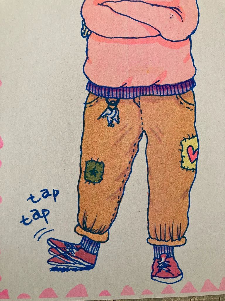 But I don't wanna be a girlboss!- A4 Risograph Poster