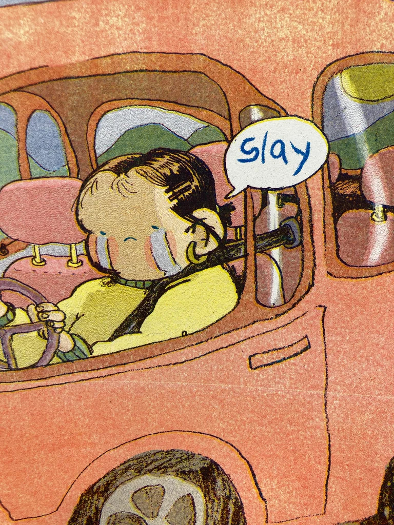 Slay - A3 Risograph poster