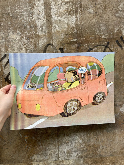 Slay - A3 Risograph poster