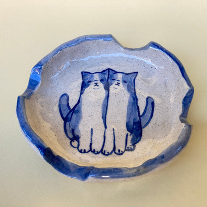 Cats In Love Ashtray