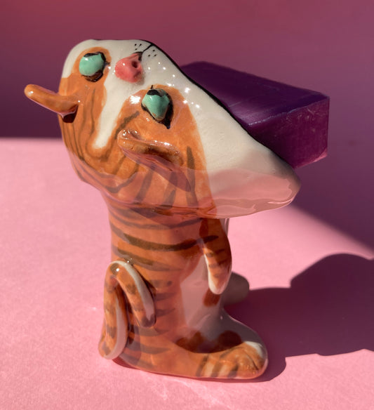 Kitty Soap Holder