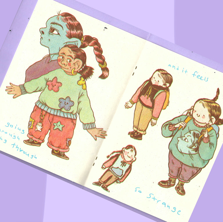 Life is a moment - Risograph Zine