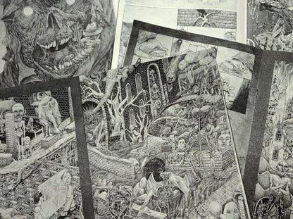 "Three Thousand Bricks" Risograph Zine by Alonso Lassombra