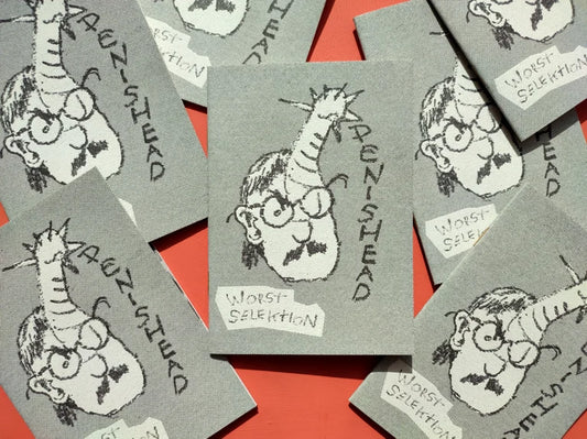 "Penishead" Risograph Zine by Alonso Lassombra